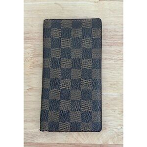 Louis Vuitton Damier Ebene Canvas Long Wallet